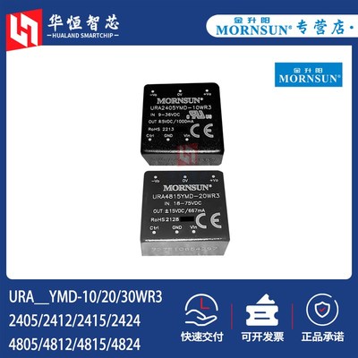金升阳URA2405/2412/2424YMD-10/20/30WR3电源模组4805/4812/4824