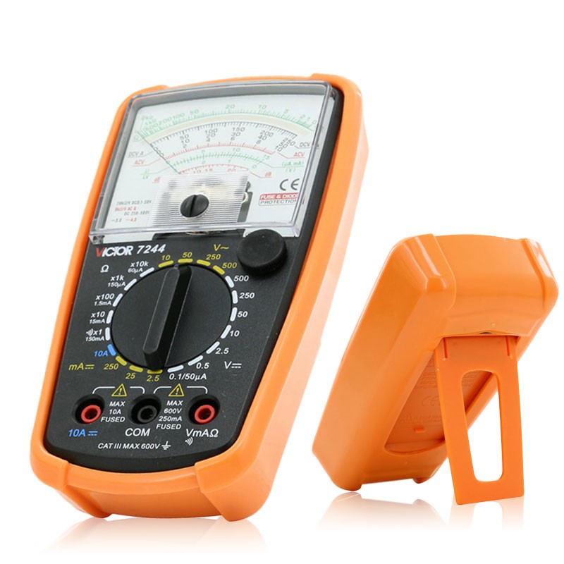 胜利指针万用表VC7001高精度多功能机械万能表电流电压多用表防烧