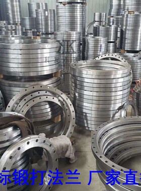 碳钢锻打焊接法兰片平焊凸缘 定制非标法兰 PN16 法兰16公斤
