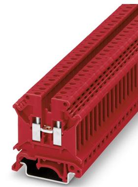 菲尼克斯 UK 5 N RD直通式4mm2接线端子红色螺钉连接32A单进单出