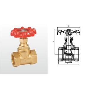 专卖店 2.5寸 正品 埃美柯302黄铜加厚耐高温丝口截止阀DN65