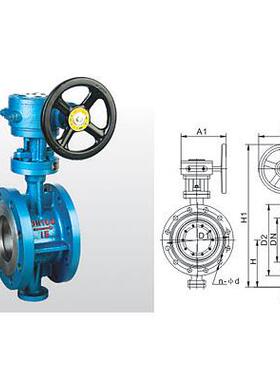 正品埃美柯809多层次金属法兰硬密封蝶阀DN506580100125150专卖店
