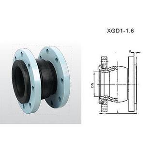 DN300专卖店 DN250 正品 埃美柯822单球体绕性法兰橡胶软接管DN200