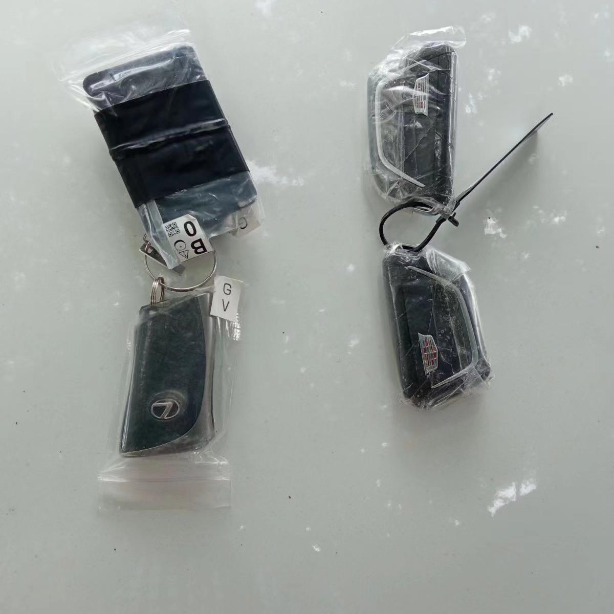 适用于凯迪拉克凯雷德款刀锋钥匙原装遥控器空白钥匙可匹配奔