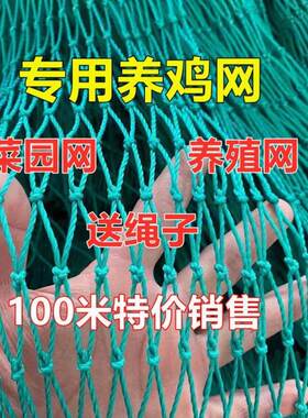 养鸡专用网绿网围栏鸡舍户外围栏鸡鸭鹅围养护栏关鸡鸭的网尼龙网