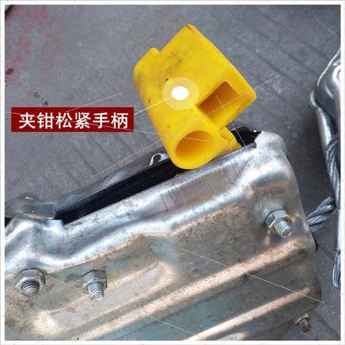 建筑吊篮钢丝绳手扳葫芦1.6t高空作业粉刷外墙手动手摇式葫芦
