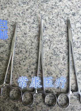 包邮浦伦不锈钢止血钳直头弯头血管钳宠物拔毛拔火罐持针器持针钳