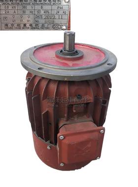 LD单梁起重机行车老式红色铁壳硬启动电机ZDY121-4/0.8KW南京总厂