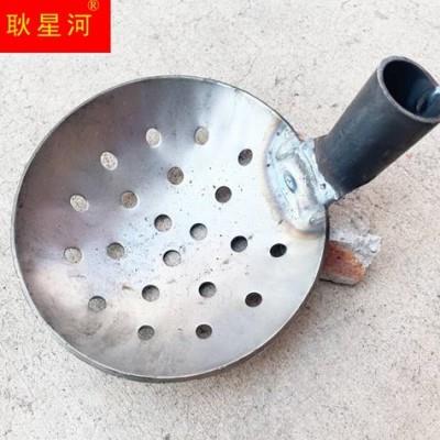 加厚钢板铁勺大漏勺长柄捞渣勺笊篱清理下水道淤泥挖泥土掏粪勺子
