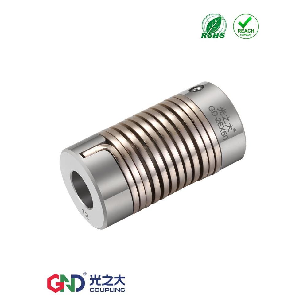 弹簧联轴器编码器GD步进电机微型电机膜片梅花波纹管弹性连接器