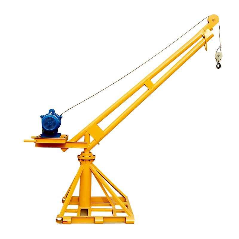吊车家用小型升降吊机新款提升机车载随车可移动家用楼顶电动建设