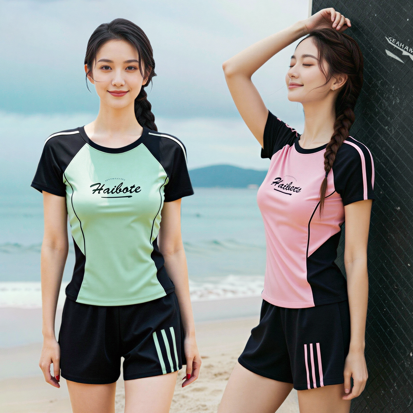 泳衣女泡温泉遮肚显瘦保守运动女士微胖2026新款分体高级感游泳衣