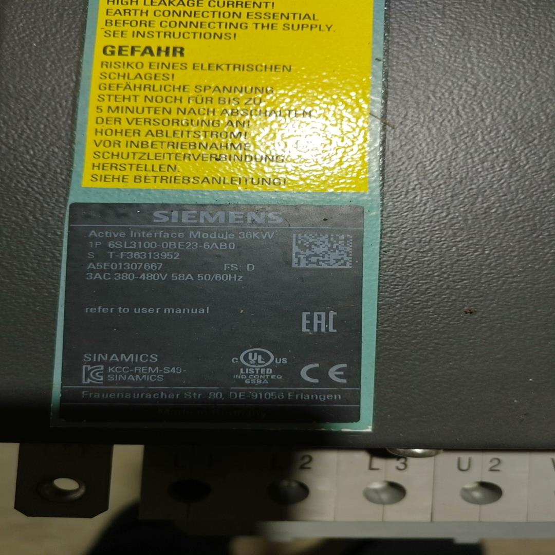 （议价）L3100-0BE23-6AB0 36KW电抗器西门子