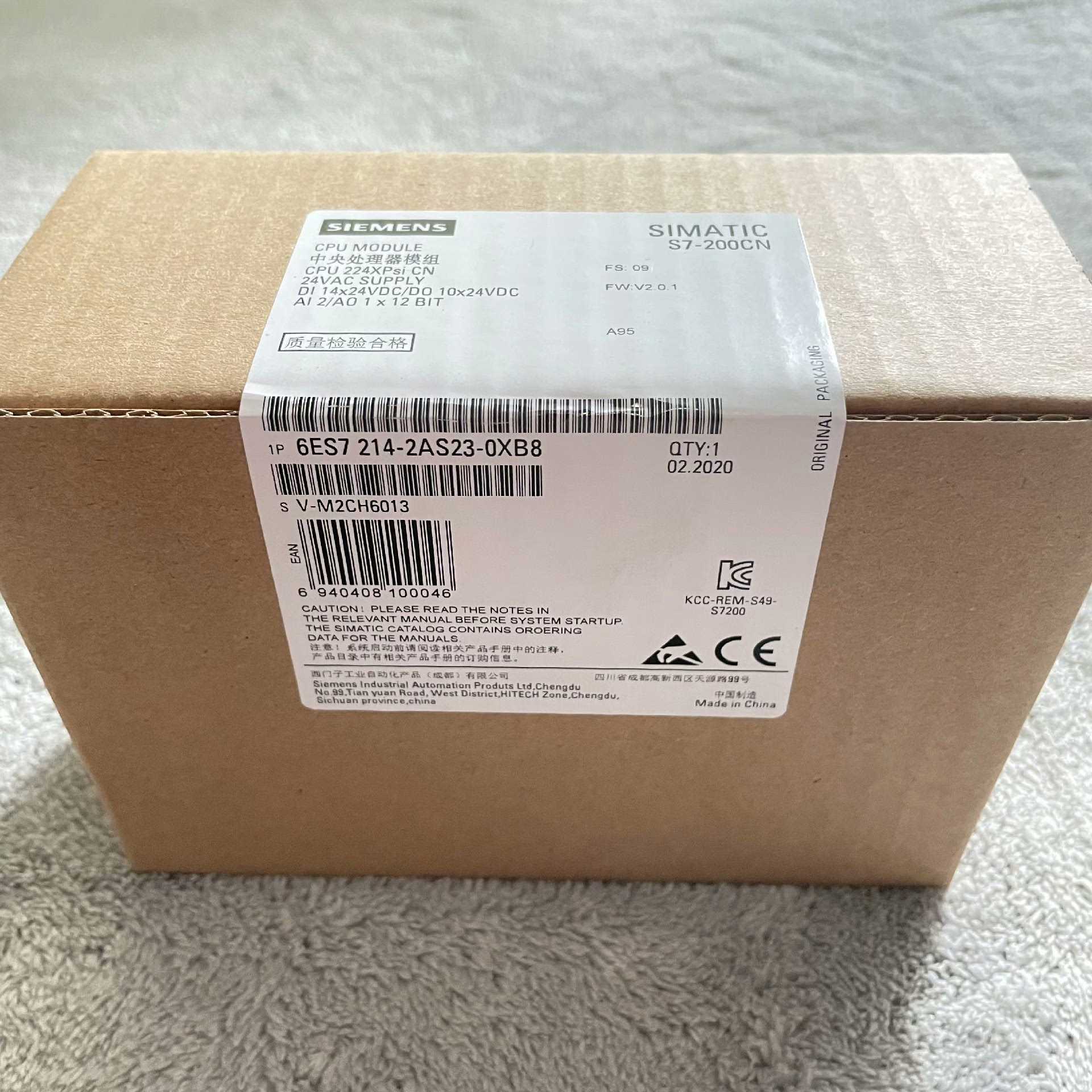 （议价）子6ES7214-2AS23-0XB8全新现货