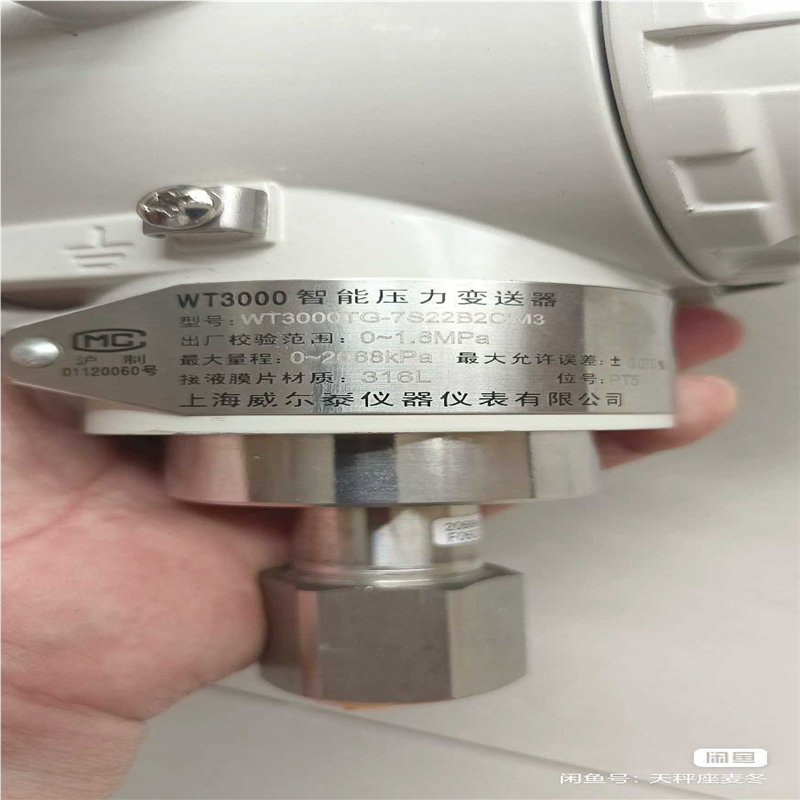 议~WT3000智能压力变送器  型号3000TG-7S22B2