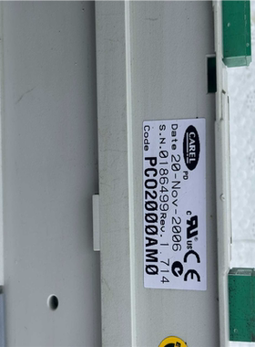 议~CAREL卡乐 PLC  PC02000AM0不