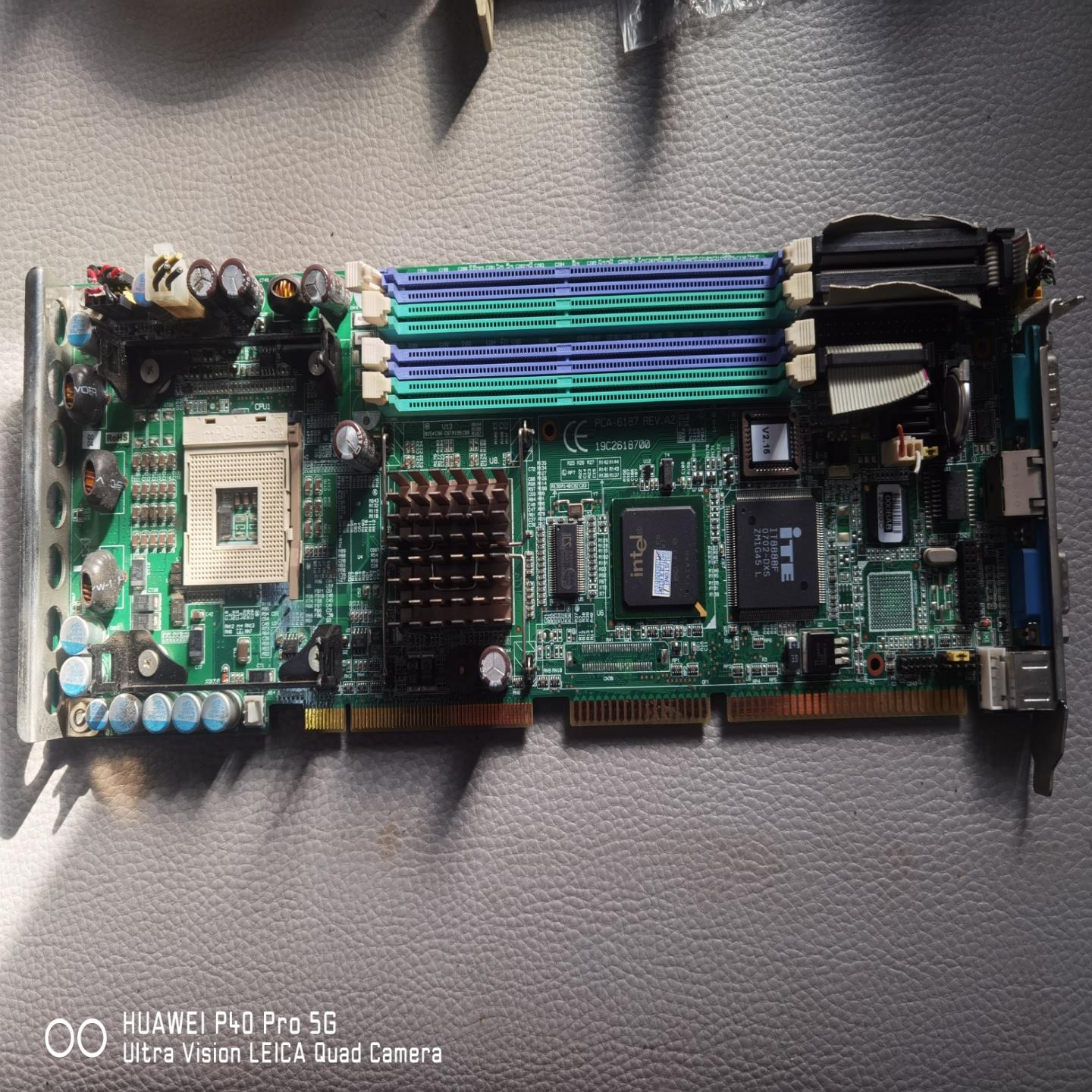 议~研华 PCA-6187VE REV:A2 865G全长工控主