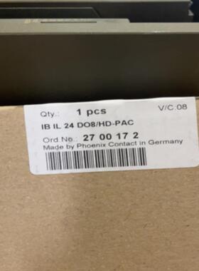 菲尼克斯模块订货号2700172IB IL 24 DO议价