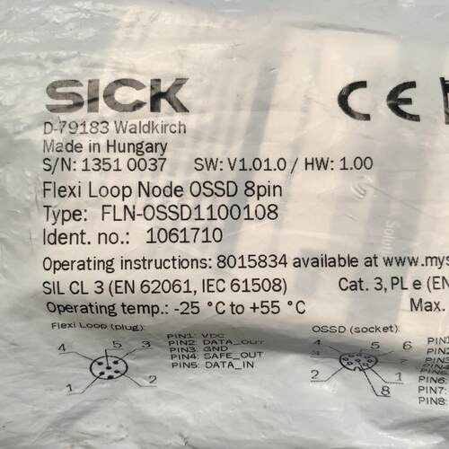 原装全新西克sick安全串联/Flexi Loop安全开关节~议价