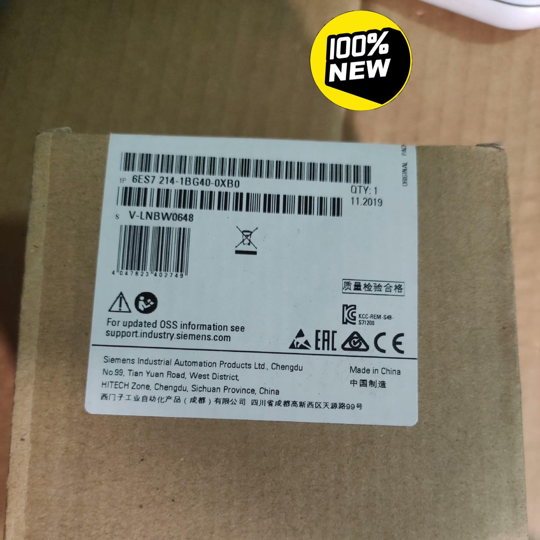 议~西门子PLC 1214AC DC RLY 214-1BG40