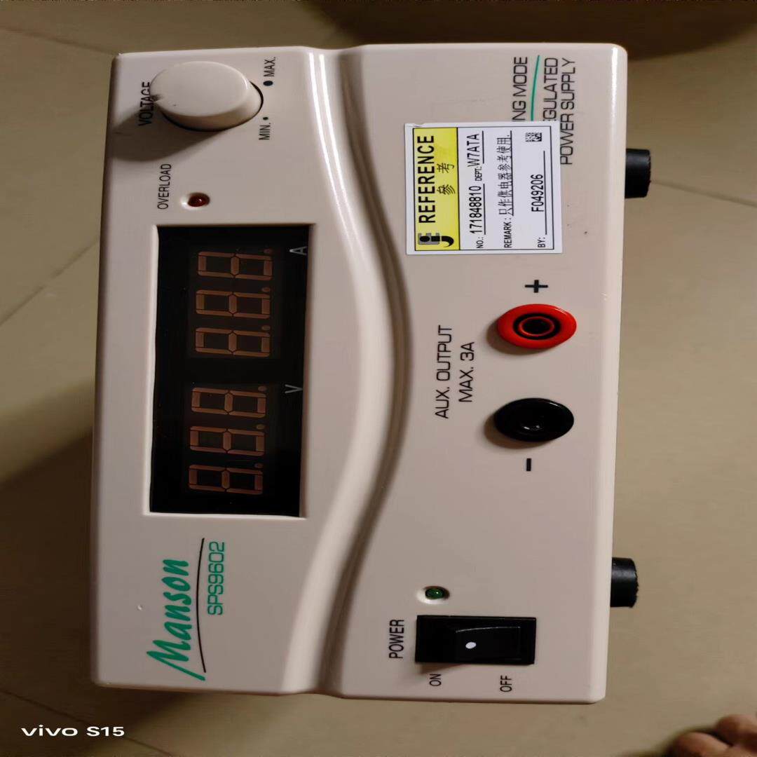 【汇生】manson可调电源 sps-9602，0-30v，0-30【议价】