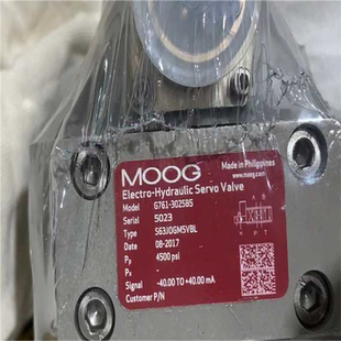 議價Moog穆格伺服閥G761 3025B5適用