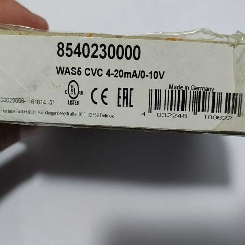 议价全新原装正品魏德米勒转换模块，型号：WAS5 CVC 4-2