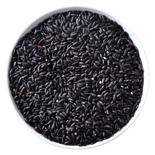 新熟黑米低温烘焙炒熟的五谷杂粮饭家商用打豆浆即食磨粉泡水专用