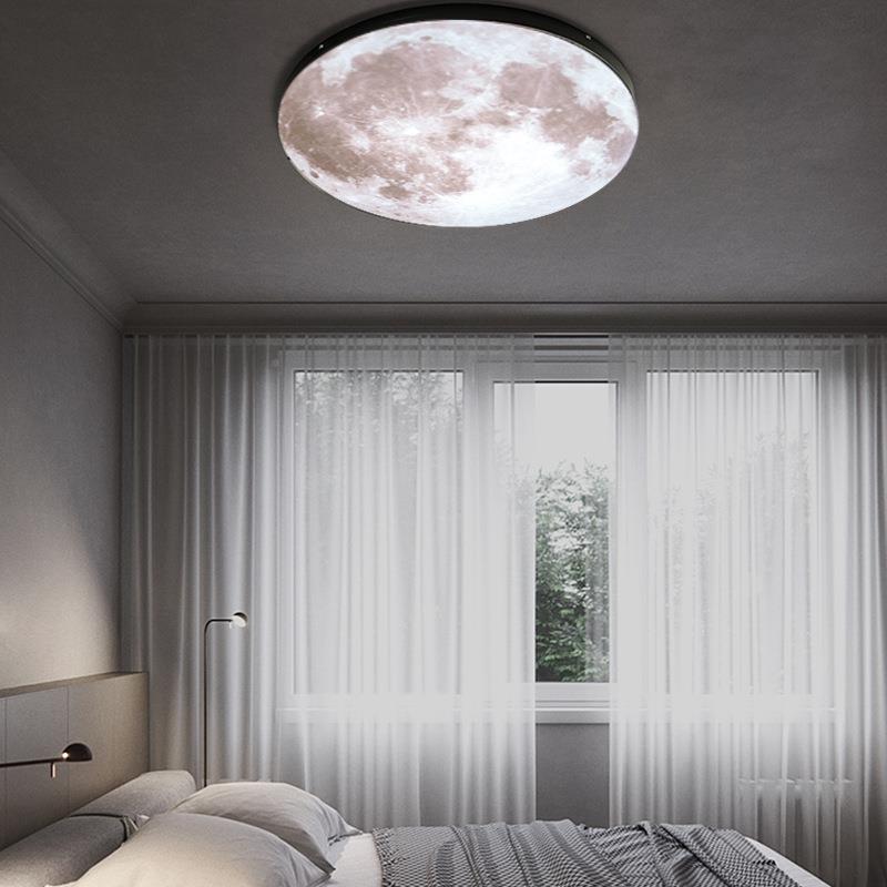 婚庆落日灯箱道具发光月球婚礼堂新款台舞背景幻UV软膜梦月道亮具