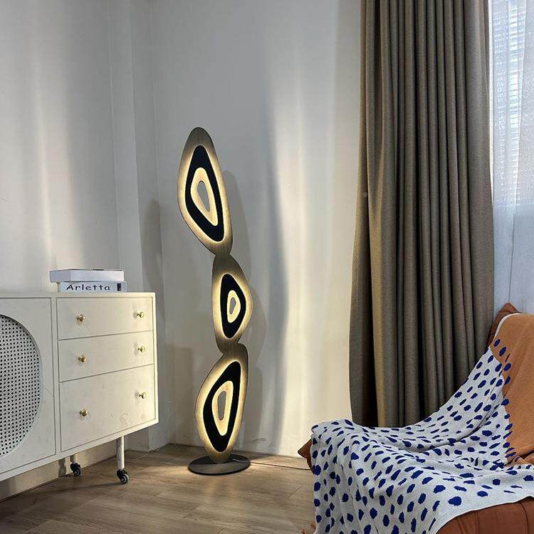 现代简约设计师样饰板房厅落地灯售楼处装房光影艺术GIV创意书客