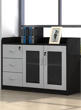 板式tb-63446矮柜地机柜矮柜茶水储物柜柜长柜打印文柜简约现代落