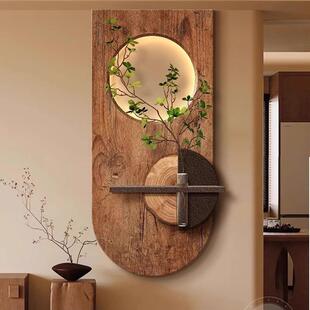 水培绿植入户门玄古关装饰尽画走复艺术头廊壁HLT-433画中古挂画L