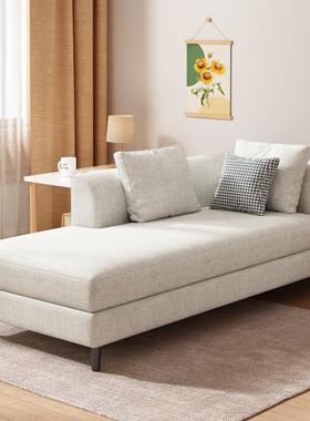 2025新款现代轻艺奢贵妃躺椅厅卧室酒GNJ店人民宿小户型单布沙发