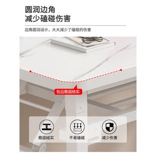 长方形桌子折叠电脑桌家用卧室书桌办公桌学生写字桌出租屋 免安装