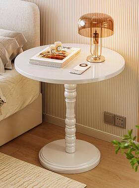 奶风床头DB01DB0几卧边室家用小小茶几简约油铁艺置物架创意阳台