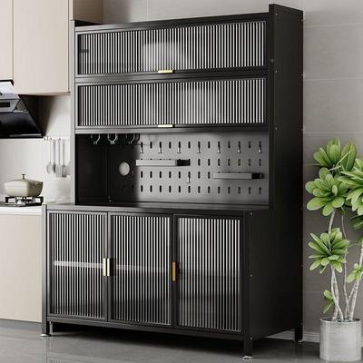 微升ZME级加长1200餐边纳柜柜橱落地多层置物架波炉碗筷收柜储物