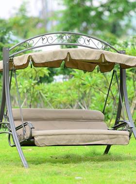 户外千庭阳院别墅人动力摇椅秋休闲室外太能露天阳台家用四BID摇