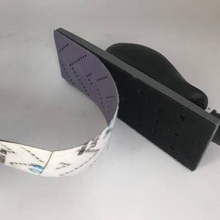 大光无速紫色干磨美砂纸宽70mm长度12米可撕手推板手刨专23556用