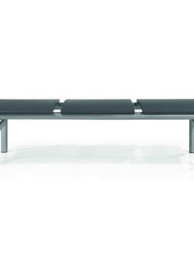 PU泡发凳连排等候椅无靠背公共更休息会客椅浴室衣LRX室长条过道