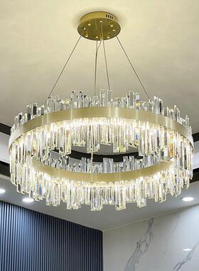 奢水晶吊灯客厅灯简约大现代气主卧室02679轻25新款餐厅全屋套餐