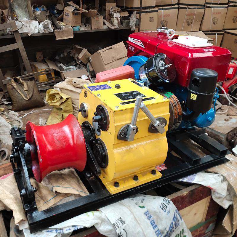 曲靖市款机动绞磨机T汽油5绞磨机电动3TT新8TWV绞磨机