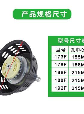 耕ESY机配件风冷柴机手摇启动器拉盘油改手173178微摇186188手摇