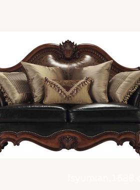 端墅0实木雕花美高式客厅沙发00XCI别29