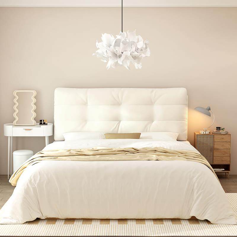 榻奶油风头靠垫榻米软包靠2025新款床上靠枕简约TThguggq现床代加,居家布艺,抱枕被,淘宝优惠券,粉丝福利购,淘宝优惠卷