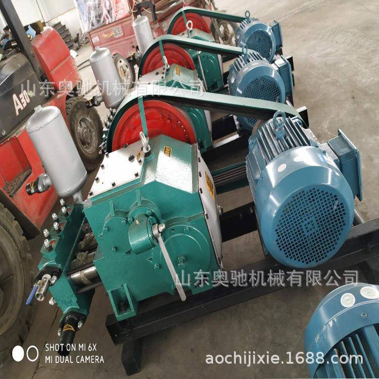 式三缸活塞注浆机GLF桥梁道BW1砂6路0浆灌浆泵水泥灰卧浆160泥浆