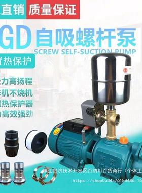 压家用螺杆AVZ自吸泵小型抽水22泵0V高扬程全动增泵自无塔供水井