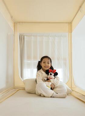 上下蚊床实木子子母床帐2025新APN款房子款床帘防摔蚊帐高母端品