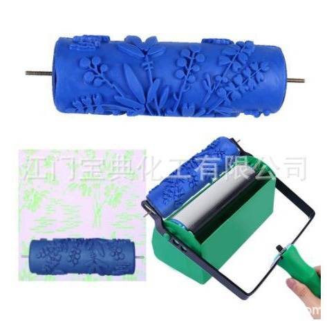 双色艺术装饰机涂装工具料盒墙艺花纹幻彩漆印花滚筒源头工厂直发
