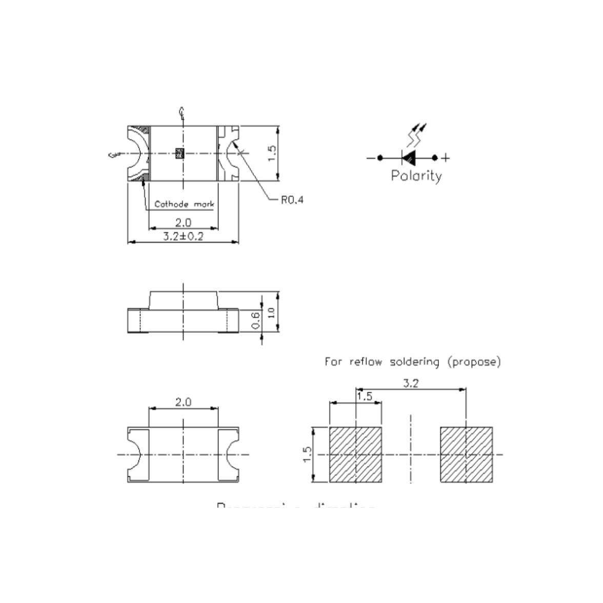 销10206柠檬MFS黄灯珠3V黄绿3檬216黄绿柠黄126SMDLED发光直二极