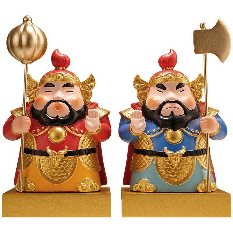 贝汉美新中式创意家居客厅玄关卧室书桌卡通门神摆件装饰年会礼品,家居饰品,装饰摆件,淘宝优惠券,粉丝福利购,淘宝优惠卷